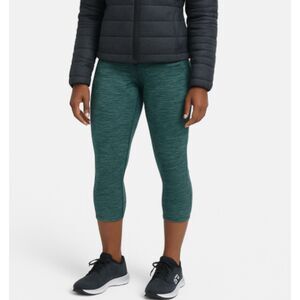 Under Armour Women’s Small Green Heather Capri Leggings | Athletic Workout Pants